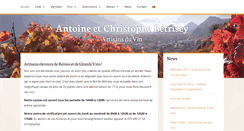 Desktop Screenshot of betrisey-vins.ch
